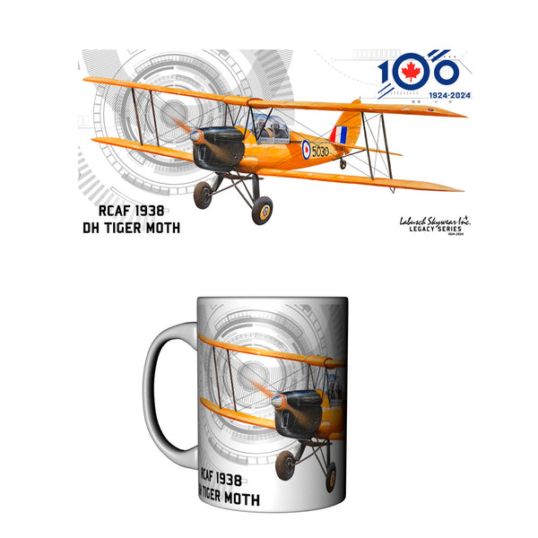 RCAF 100 Legacy Tiger Moth Ceramic Mug