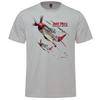Tuskegee Airmen Vintage Adult T-shirt - silver