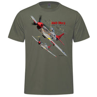 Tuskegee Airmen Vintage Adult T-shirt - military green