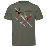 Tuskegee Airmen Vintage Adult T-shirt - military green