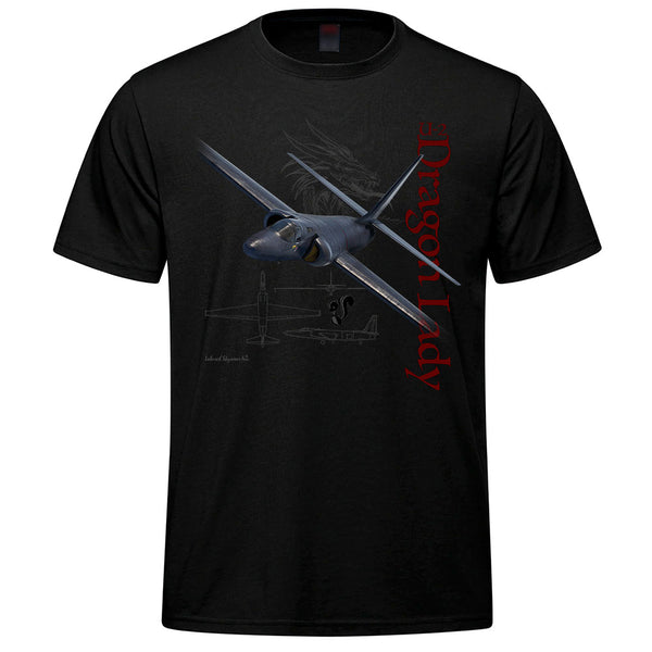 U2 Dragon Lady Adult T-shirt - black