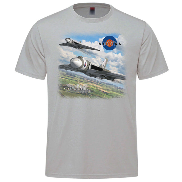 Vulcan Flight Adult T-shirt - silver