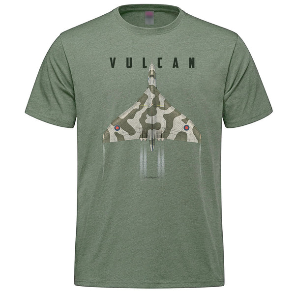 Vulcan Pure Vertical Adult T-shirt - military green heather