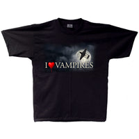 I Love Vampires Adult T-shirt