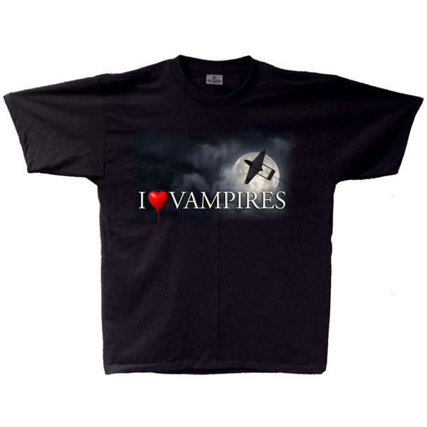 I Love Vampires Adult T-shirt