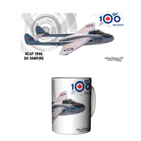 RCAF 100 Legacy Vampire Ceramic Mug