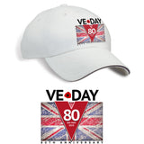 VE Day 80th Anniversary Printed Hat - sand