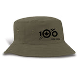 RCAF 100 Insignia Adult Bucket Hat - khaki