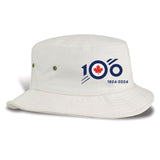 RCAF 100 Insignia Adult Bucket Hat  - stone