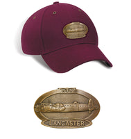 Avro Lancaster Brass Cap Burgundy