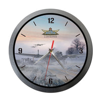 Avro Lancaster Mist Wall Clock