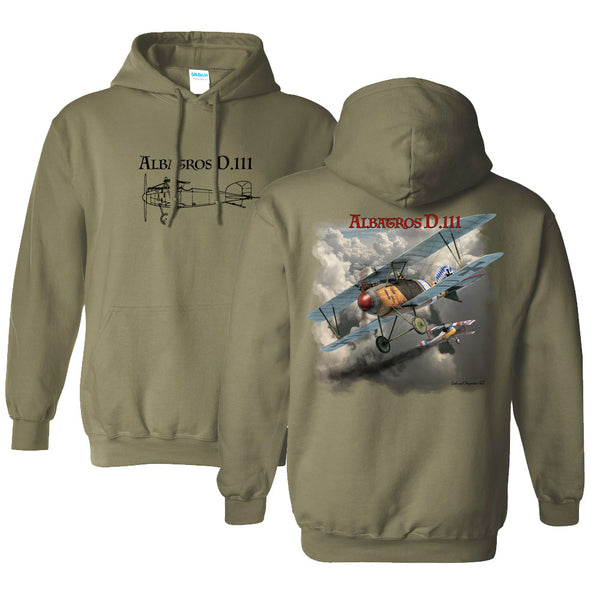 Albatros D.111 Adult Pull Over Hoodie