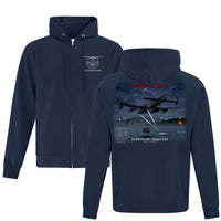 Dambusters Full Zip Adult Hoodie
