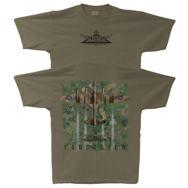 Avro Lancaster "Top View" Adult T-shirt