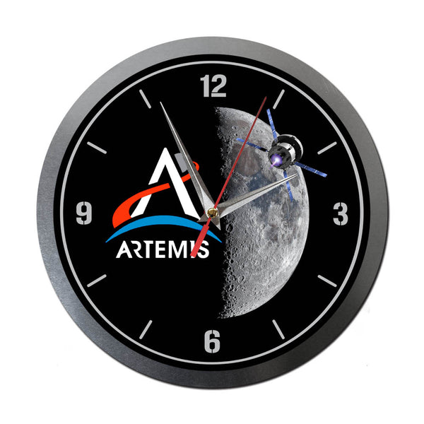 NASA Artemis Space Wall Clock