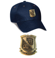 Blue Angels Brass Cap Navy