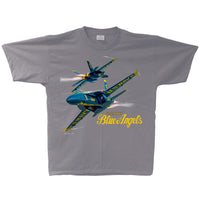Blue Angels 2021 Adult T-shirt Silver