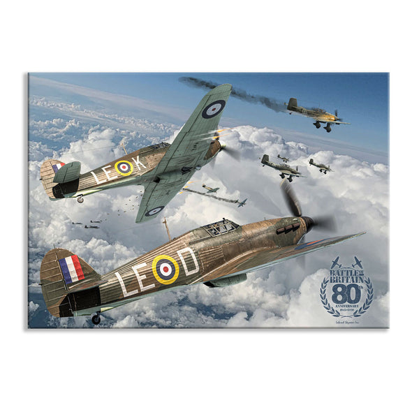 Battle of Britain 80th Anniversary Hawker Hurricane Canvas Print