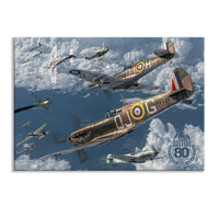 Battle of Britain 80th Anniversary Spitfire Canvas Print