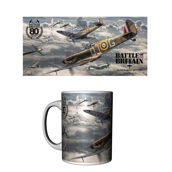 Battle of Britain 80th Anniversary Spitfire Ceramic Mug