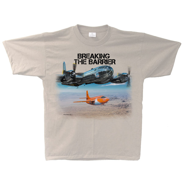 Breaking The Barrier Adult T-shirt Sand