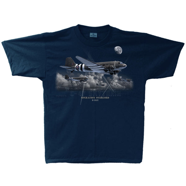 C-47 Skytrain Adult T-shirt Navy
