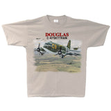 C-47 Skytrain Flight Adult T-shirt Sand