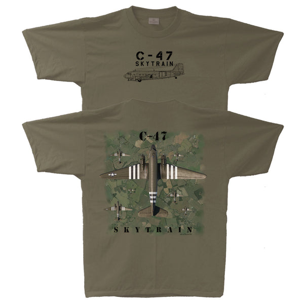 C-47 Top View Adult T-shirt
