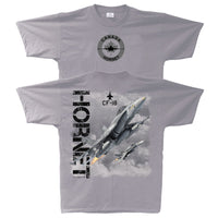CF-18 Hornet Adult T-shirt Silver