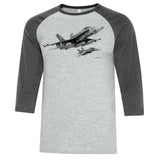 CF-18 Hornet Sketch Adult T-shirt