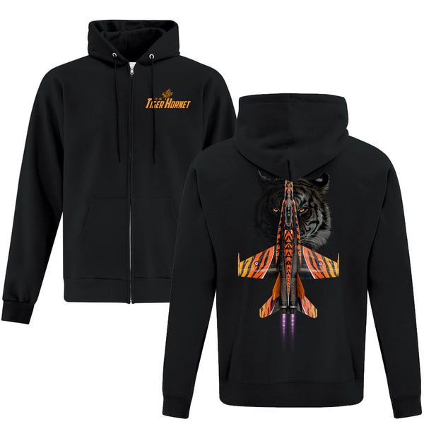 CF-18 Tiger Hornet Adult Hoodie Black