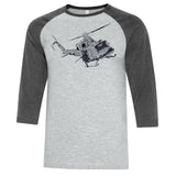 CH-146 Griffon Sketch Adult T-shirt Baseball T