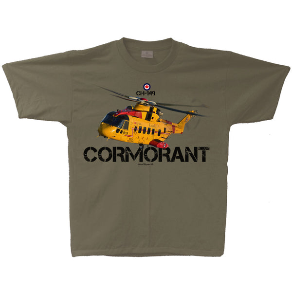 CH-149 Cormorant Adult T-shirt Military Green