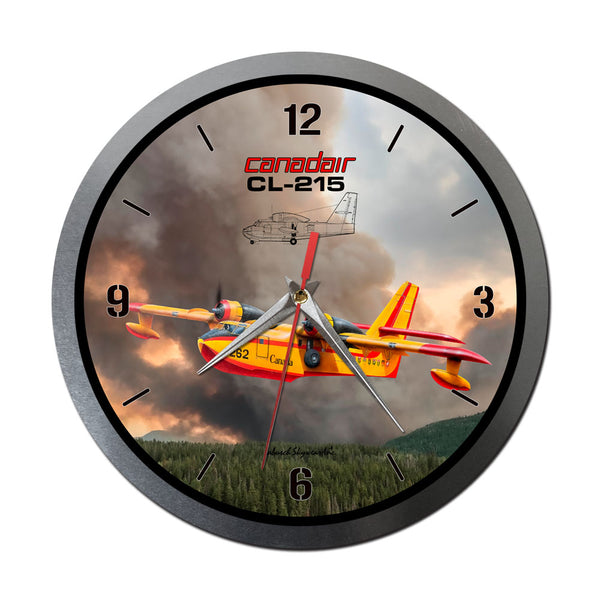CL-215 Canadair Wall Clock