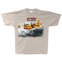 CL-215 Canadair Vintage Adult T-shirt Sand