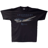 DC-3 85th Anniversary Adult T-shirt Black