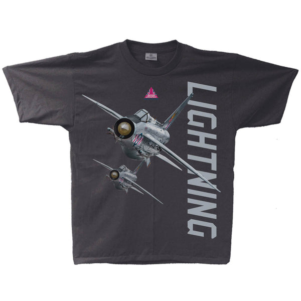 English Electric Lightning Vintage Adult T-shirt Charcoal