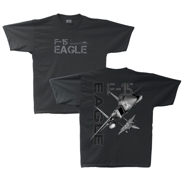 F-15 Eagle Adult Tee (clearance) Charcoal