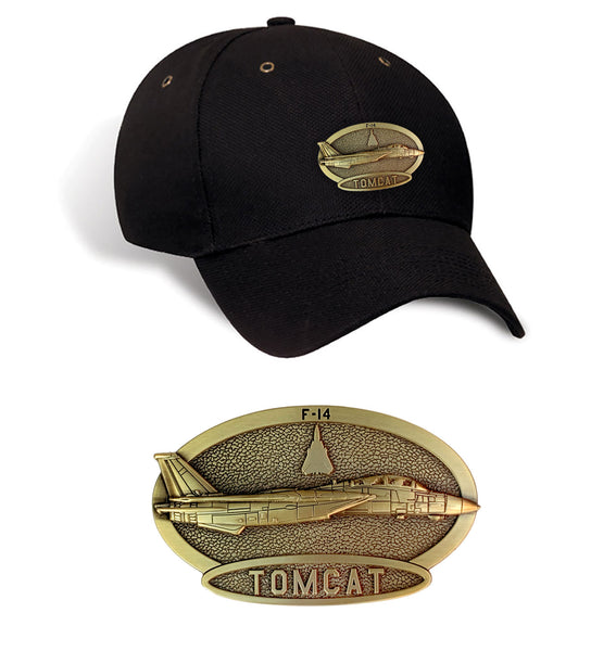 F-14 Tomcat Brass Cap Black