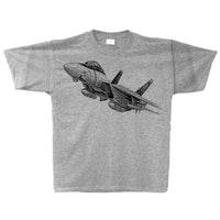 F-14 Tomcat Sketch Adult T-shirt