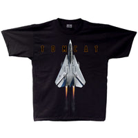 F-14 Tomcat Pure Vertical Adult T-shirt Black