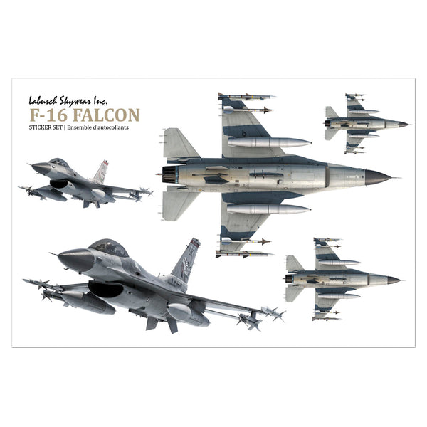 F-16 Falcon Sticker Sheet