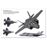 F-35 Lightning Sticker Sheet USAF