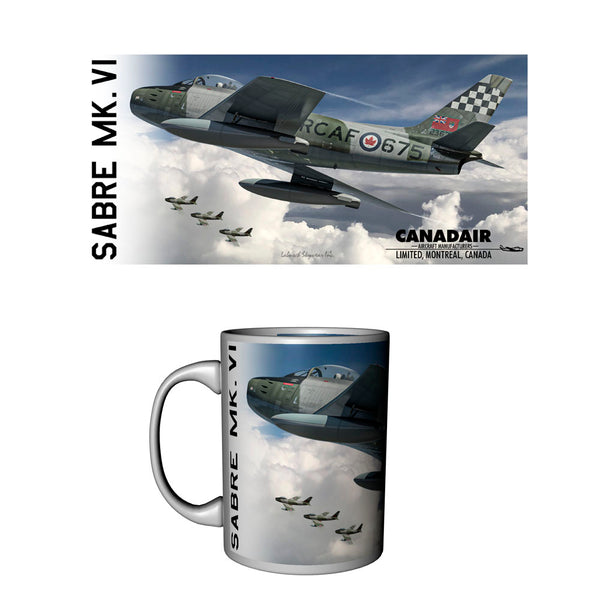 Canadair F-86 Sabre MK.VI Ceramic Mug