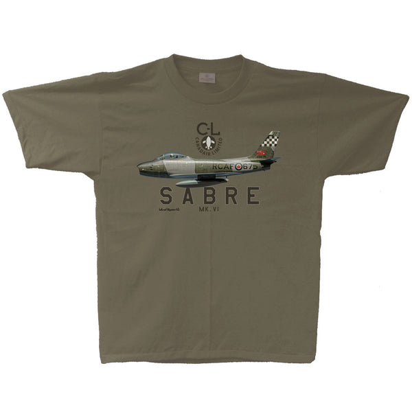 Canadair F-86 Sabre MK.VI Profile Adult T-shirt