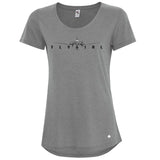 Ladies Fly Girl C-47 T-shirt Athletic Heather