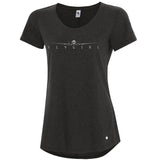 Ladies Fly Girl C-47 T-shirt Charcoal Heather