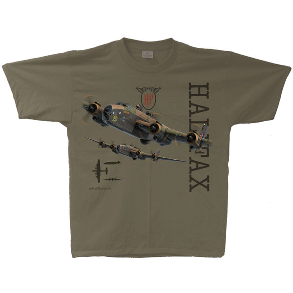 Halifax Vintage Adult T-shirt Military Green