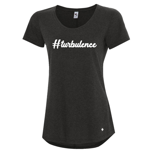 Ladies #turbulence Hashtag T-shirt