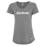 Ladies #fullthrottle Hashtag T-shirt
